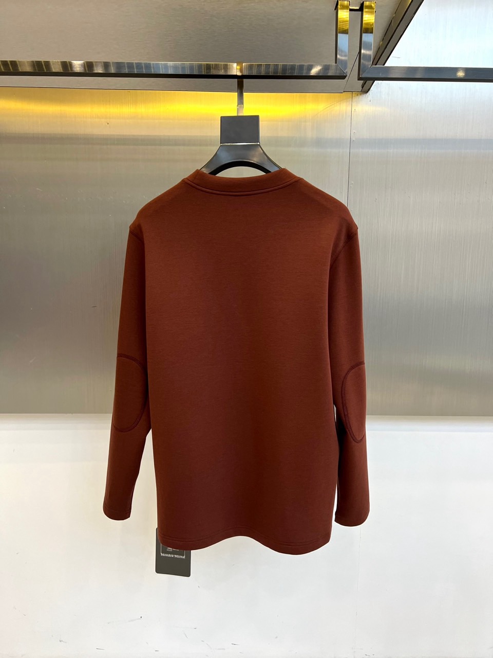 Bur巴宝莉、【高品质】25s秋冬款新品中领套头长袖T恤卫衣，面料采用舒弹莫代尔棉空气层/新疆棉混纺 特