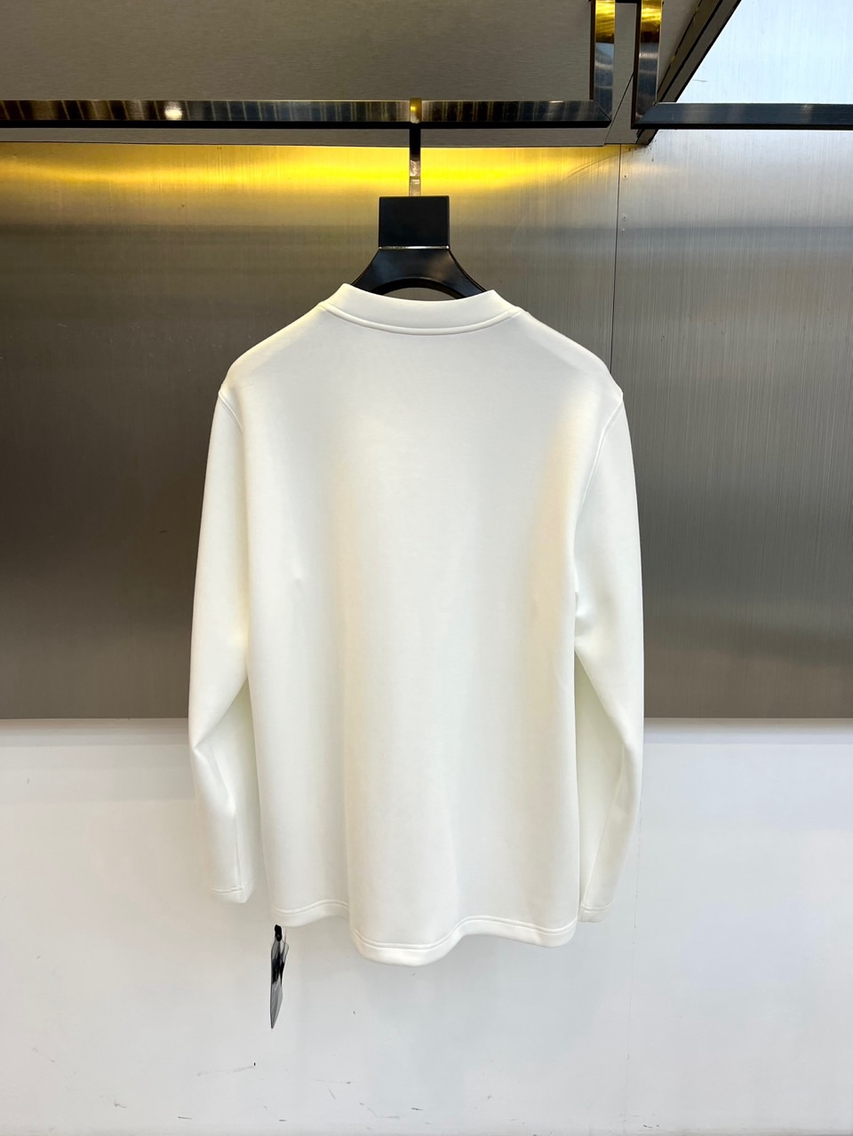 Mon蒙口、【高品质】25s秋冬款新品圆领套头长袖T恤卫衣，面料采用舒弹莫代尔棉空气层/新疆棉混纺 特性