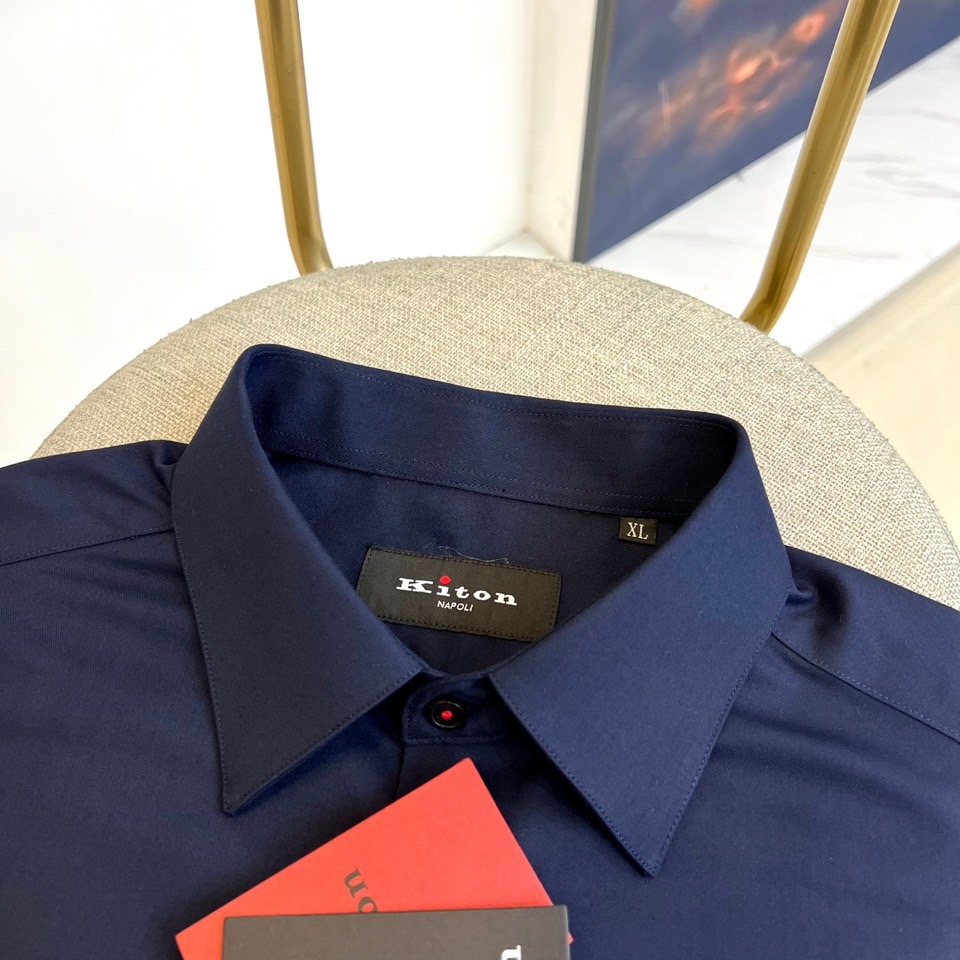 KITON奇顿、25s秋冬新品男士衬衣，来自意大利那不勒斯的顶级奢华，Kiton白衬衫以100%纯棉面料