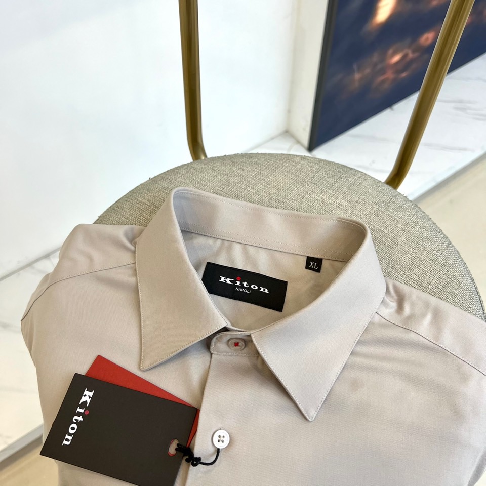 KITON奇顿、25s秋冬新品男士衬衣，来自意大利那不勒斯的顶级奢华，Kiton白衬衫以100%纯棉面料