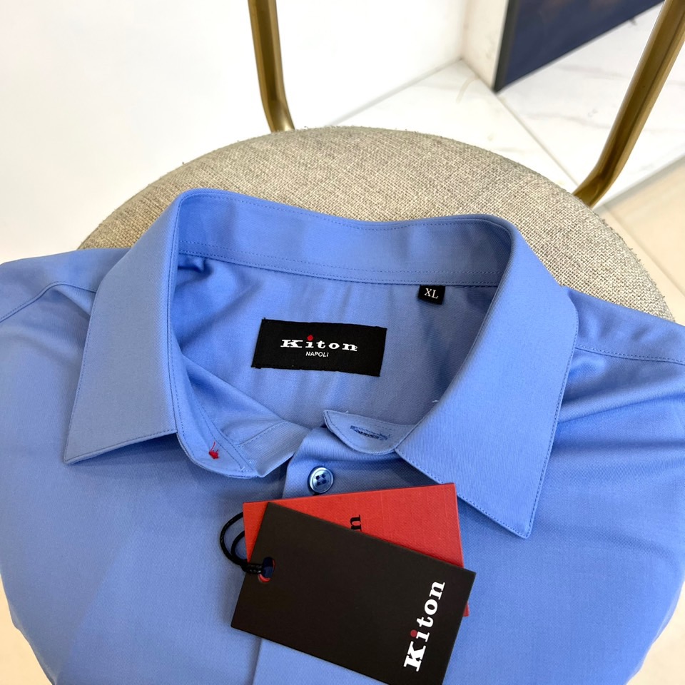 KITON奇顿、25s秋冬新品男士衬衣，来自意大利那不勒斯的顶级奢华，Kiton白衬衫以100%纯棉面料