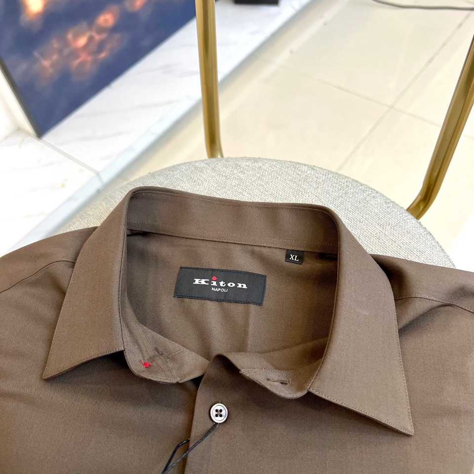 KITON奇顿、25s秋冬新品男士衬衣，来自意大利那不勒斯的顶级奢华，Kiton白衬衫以100%纯棉面料
