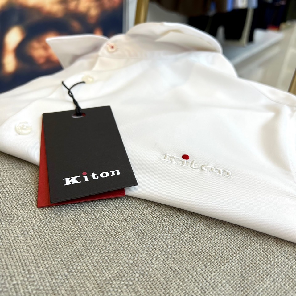 KITON奇顿、25s秋冬新品男士衬衣，来自意大利那不勒斯的顶级奢华，Kiton白衬衫以100%纯棉面料