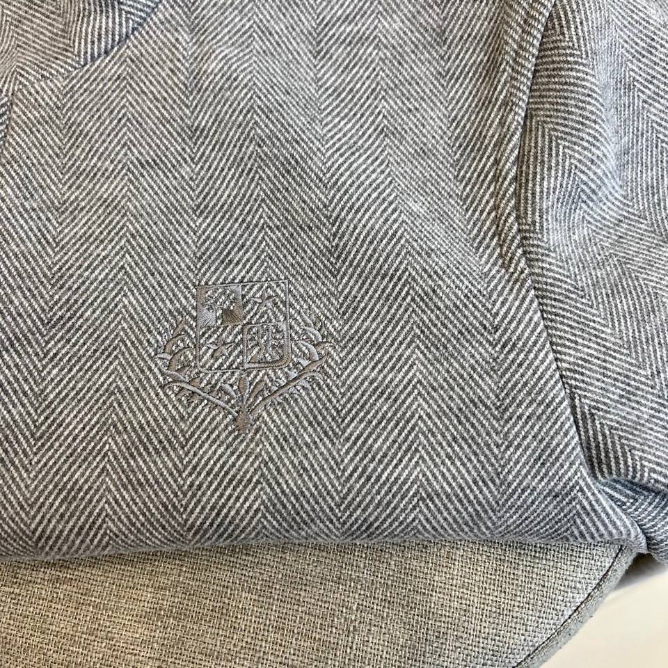 Loro Piana、25FW/秋冬意大利lP🆕男装新款翻领刺绣字母老钱新贵商务休闲男士夹克外套。斜纹面