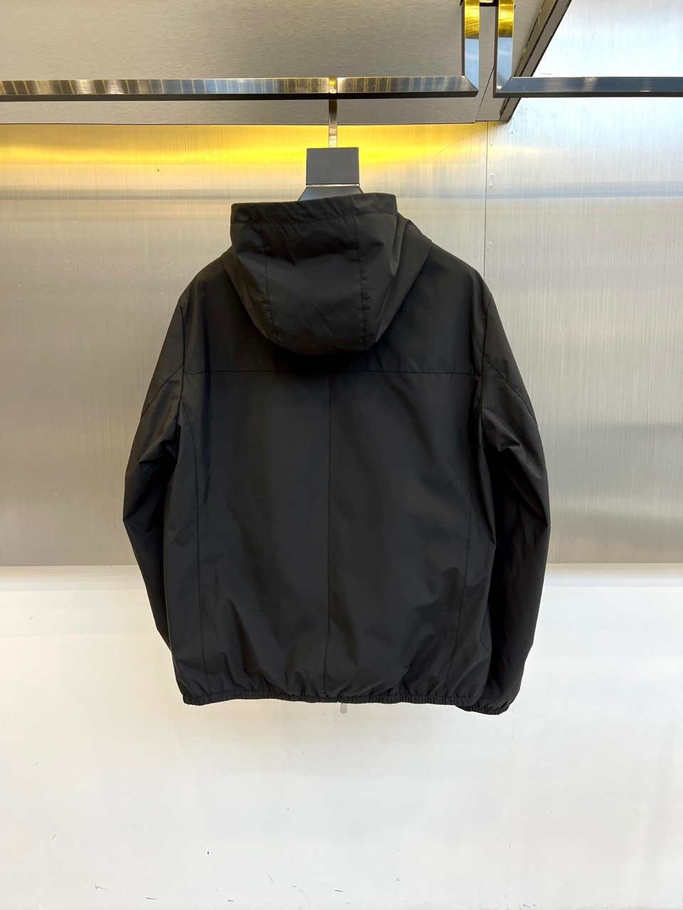 Brunello cucinelli-意大利BC男装早秋新款老钱风时尚休闲夹棉/薄棉连帽风衣男士时尚夹克