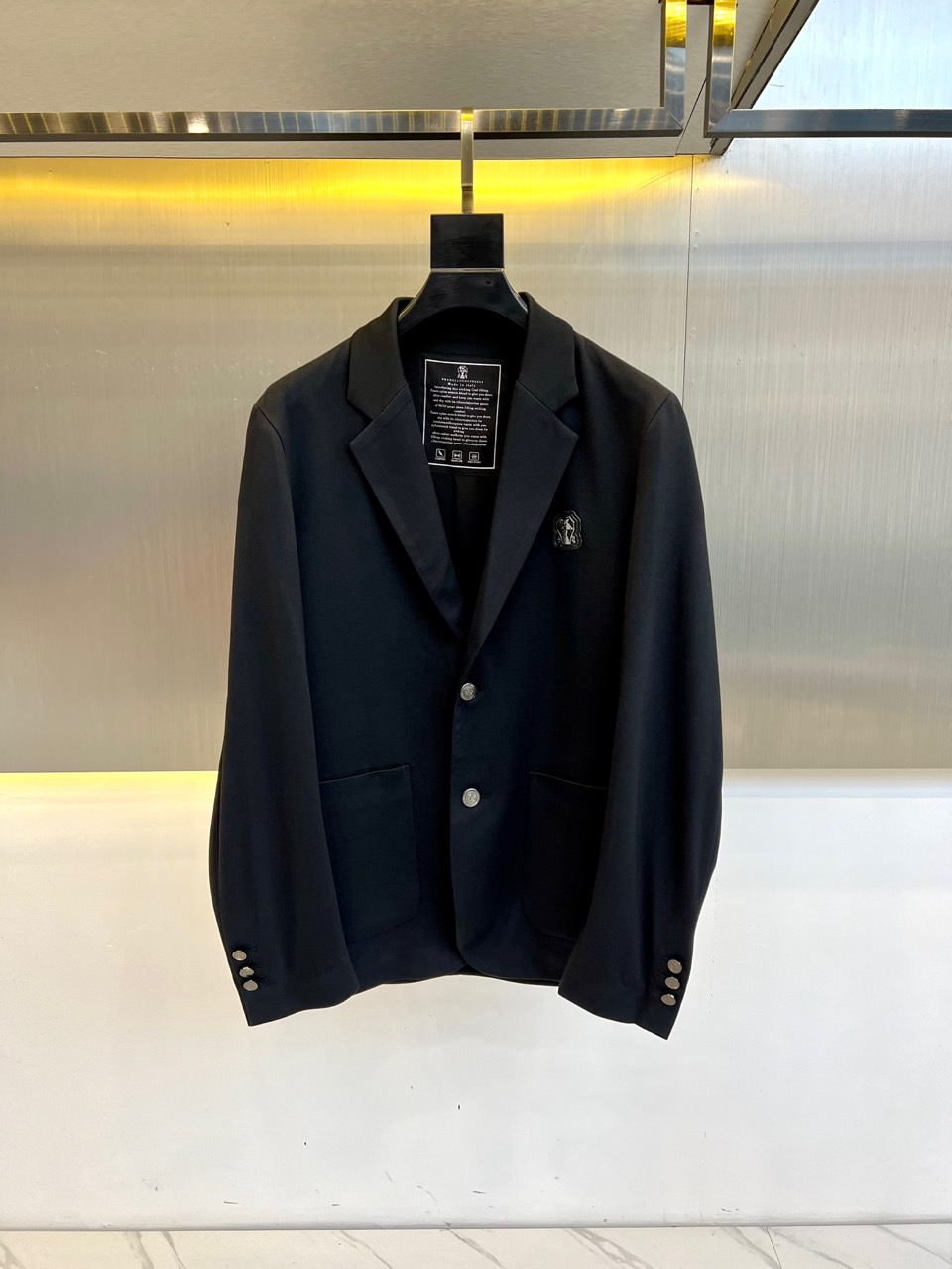 Brunello cucinelli-BC、2025春夏新款西服外套。 进口面料2.5%羊绒2.5%氨纶