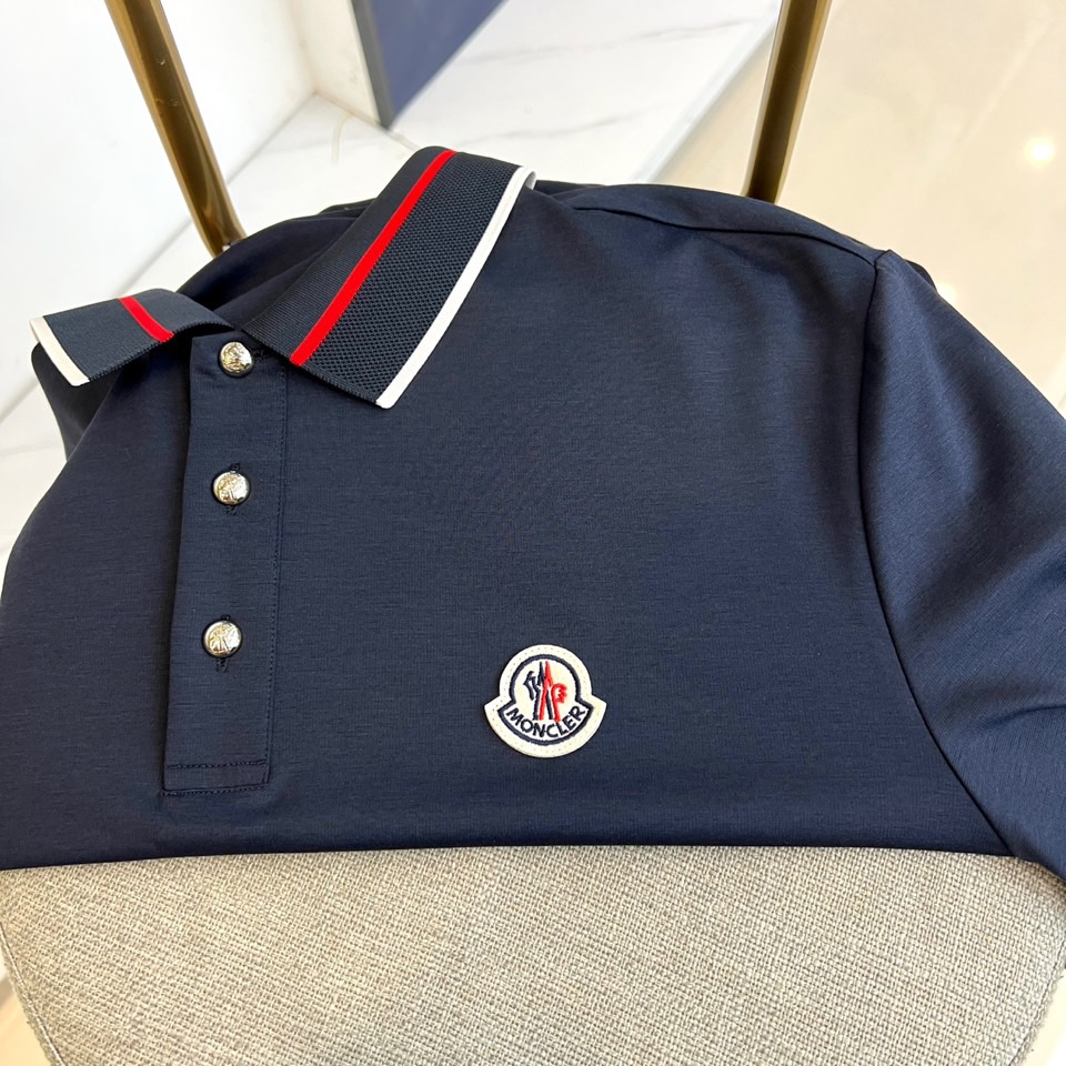 Mon蒙口、25秋冬精品！男士珠地棉长袖口袋翻领POLO衫，早秋男士基础百搭长袖衫，妥妥的商务精英标配款