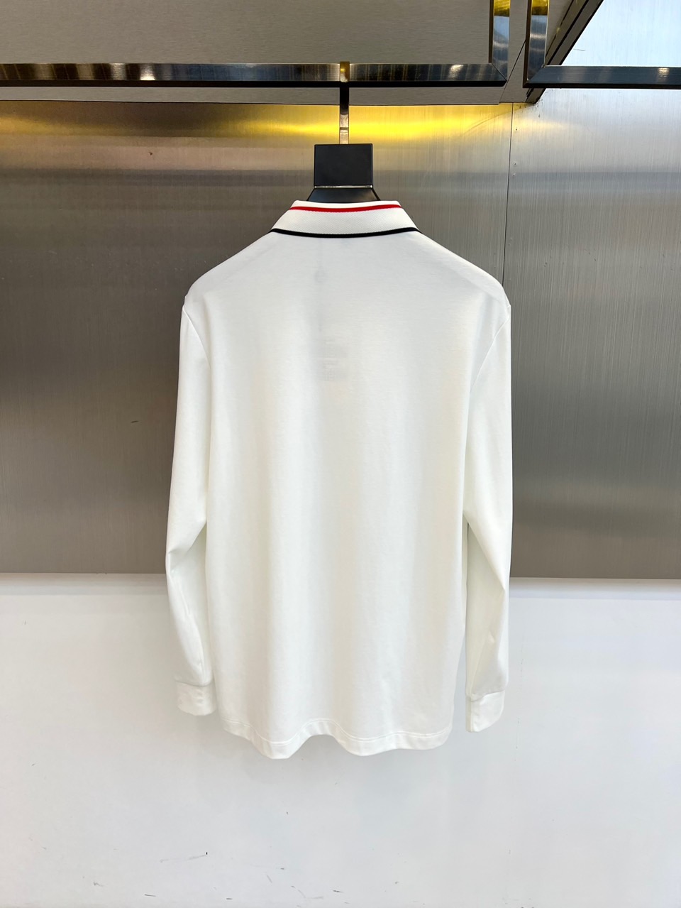 Mon蒙口、25秋冬精品！男士珠地棉长袖口袋翻领POLO衫，早秋男士基础百搭长袖衫，妥妥的商务精英标配款