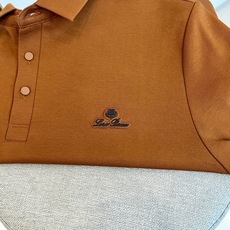 Loro Piana-lP🆕、25秋冬精品长袖POLO系列。• 左胸经典刺绣徽标:精绣字母Logo与盾形 Loro Piana-lP🆕、25秋冬精品长袖POLO系列。• 左胸经典刺绣徽标:精绣字母Logo与盾形