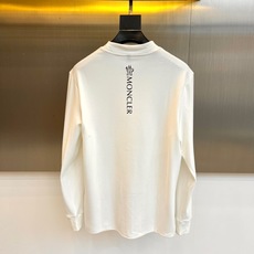 MONCLER蒙口、2025秋冬系列,经典徽标刺绣长袖T恤,精选47.6%棉+47.9%聚酯纤维+4.5 MONCLER蒙口、2025秋冬系列,经典徽标刺绣长袖T恤,精选47.6%棉+47.9%聚酯纤维+4.5