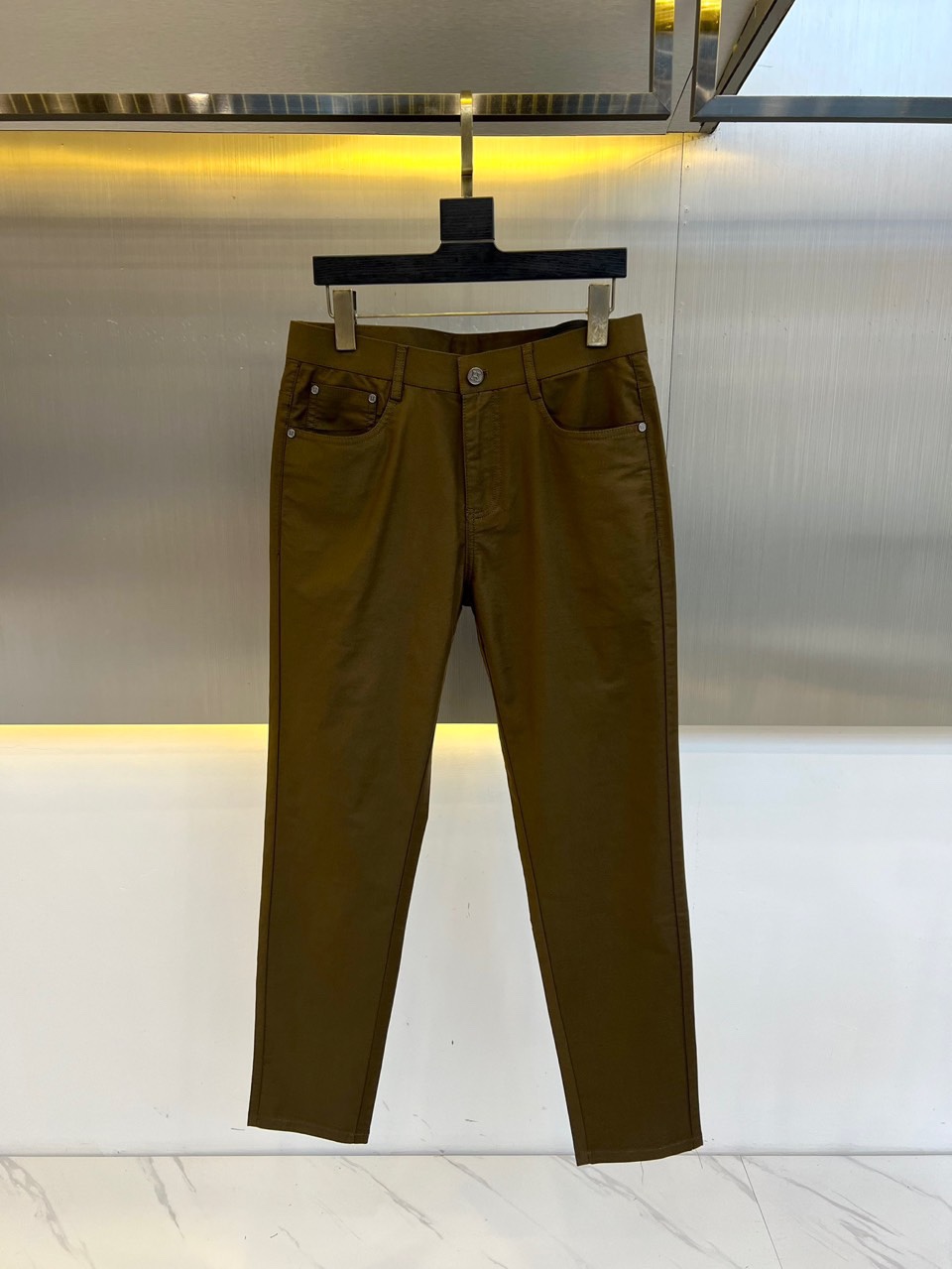 H爱马仕、25ss早春新款男士商务加绒加厚休闲裤西裤，白金级完美品相，直接入性质，极为牛掰的一款微弹面料