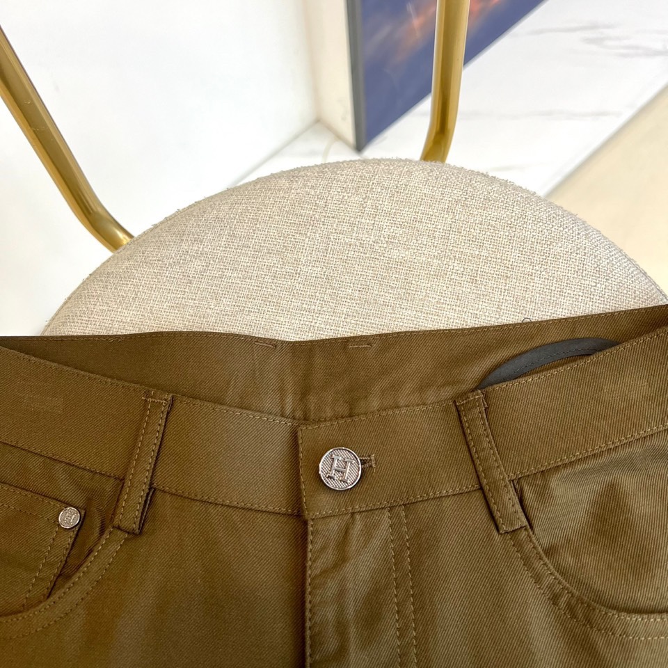 H爱马仕、25ss早春新款男士商务加绒加厚休闲裤西裤，白金级完美品相，直接入性质，极为牛掰的一款微弹面料