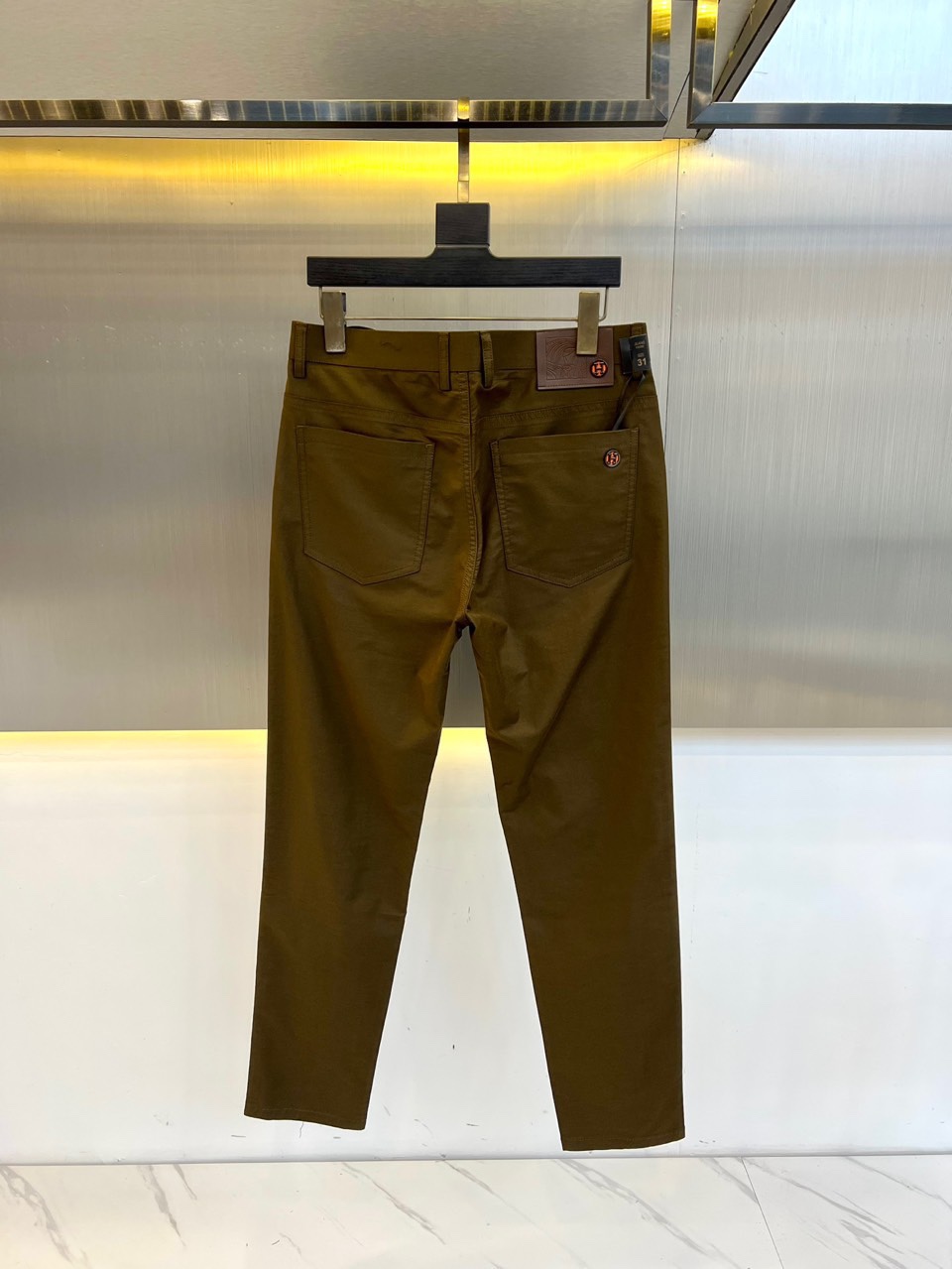 H爱马仕、25ss早春新款男士商务加绒加厚休闲裤西裤，白金级完美品相，直接入性质，极为牛掰的一款微弹面料