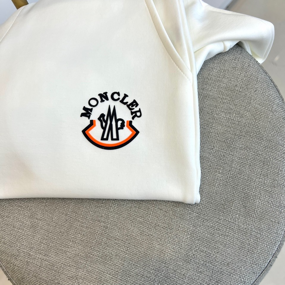 Mon蒙口、 2025s秋冬新款空气层棉质抽绳卫裤，男士经典印花徽标时尚运动休闲抽绳卫裤！采用客供进口2