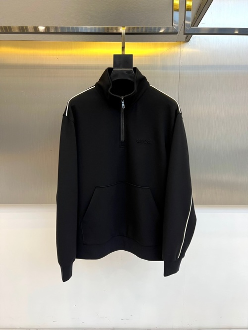 Gucci Luxury Wool Sweatshirt with Half-Zip and Iconic GG Embroidery 15 Gucci Luxury Wool Sweatshirt with Half-Zip and Iconic GG Embroidery