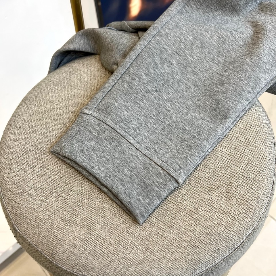 Ch克罗心、 2025s秋冬新款空气层棉质抽绳卫裤，男士经典印花徽标时尚运动休闲抽绳卫裤！采用客供进口2