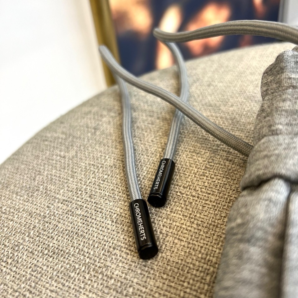 Ch克罗心、 2025s秋冬新款空气层棉质抽绳卫裤，男士经典印花徽标时尚运动休闲抽绳卫裤！采用客供进口2