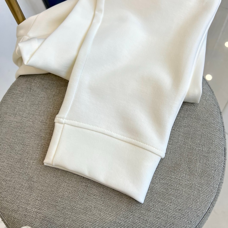 Ch克罗心、 2025s秋冬新款空气层棉质抽绳卫裤，男士经典印花徽标时尚运动休闲抽绳卫裤！采用客供进口2