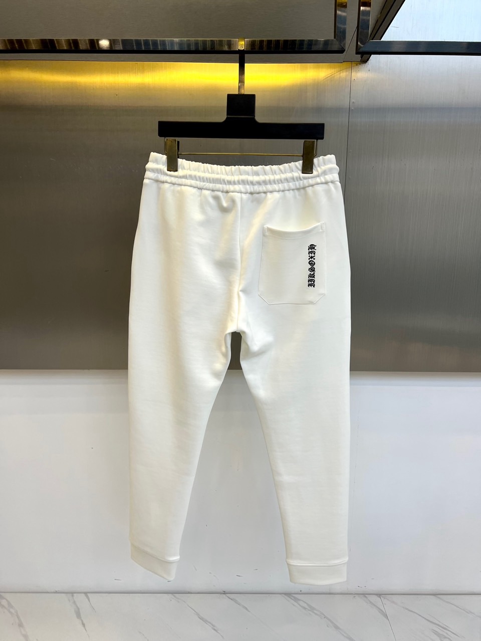 Ch克罗心、 2025s秋冬新款空气层棉质抽绳卫裤，男士经典印花徽标时尚运动休闲抽绳卫裤！采用客供进口2