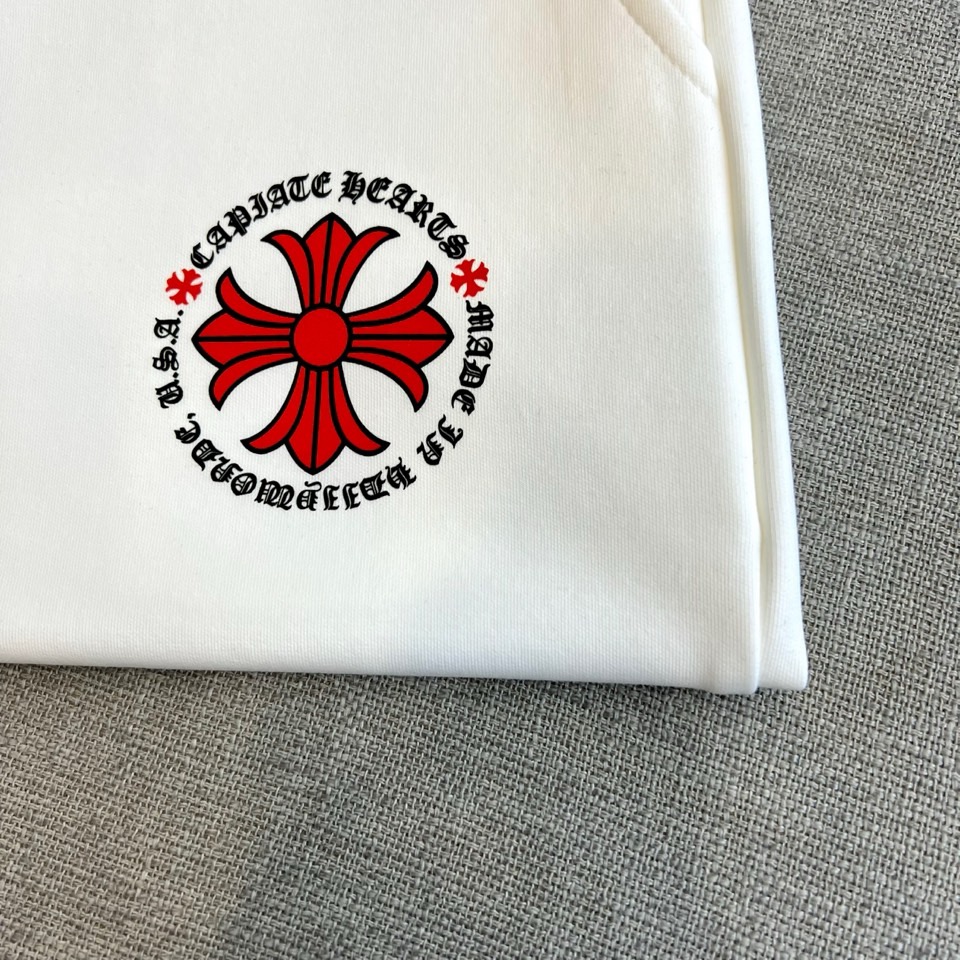 Ch克罗心、 2025s秋冬新款空气层棉质抽绳卫裤，男士经典印花徽标时尚运动休闲抽绳卫裤！采用客供进口2