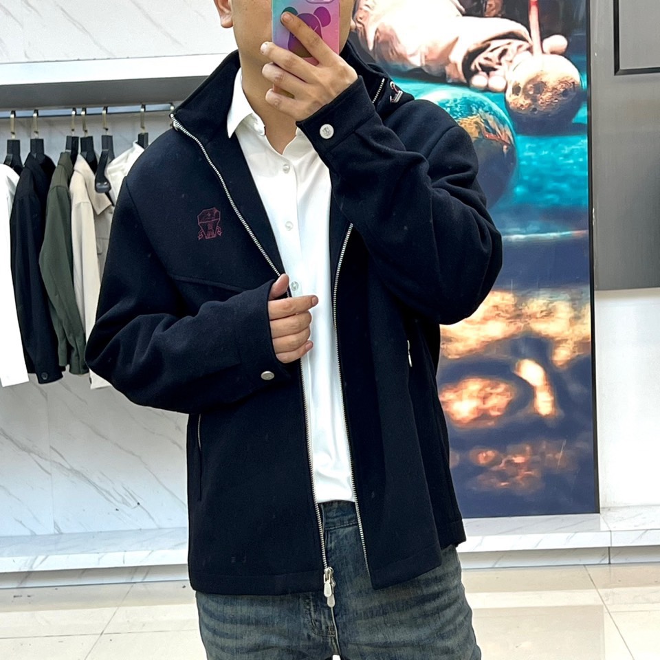 Brunello Cucinelli-BC、2025秋冬新品连帽夹克外套，以顶级天然面料诠释意式优雅，重