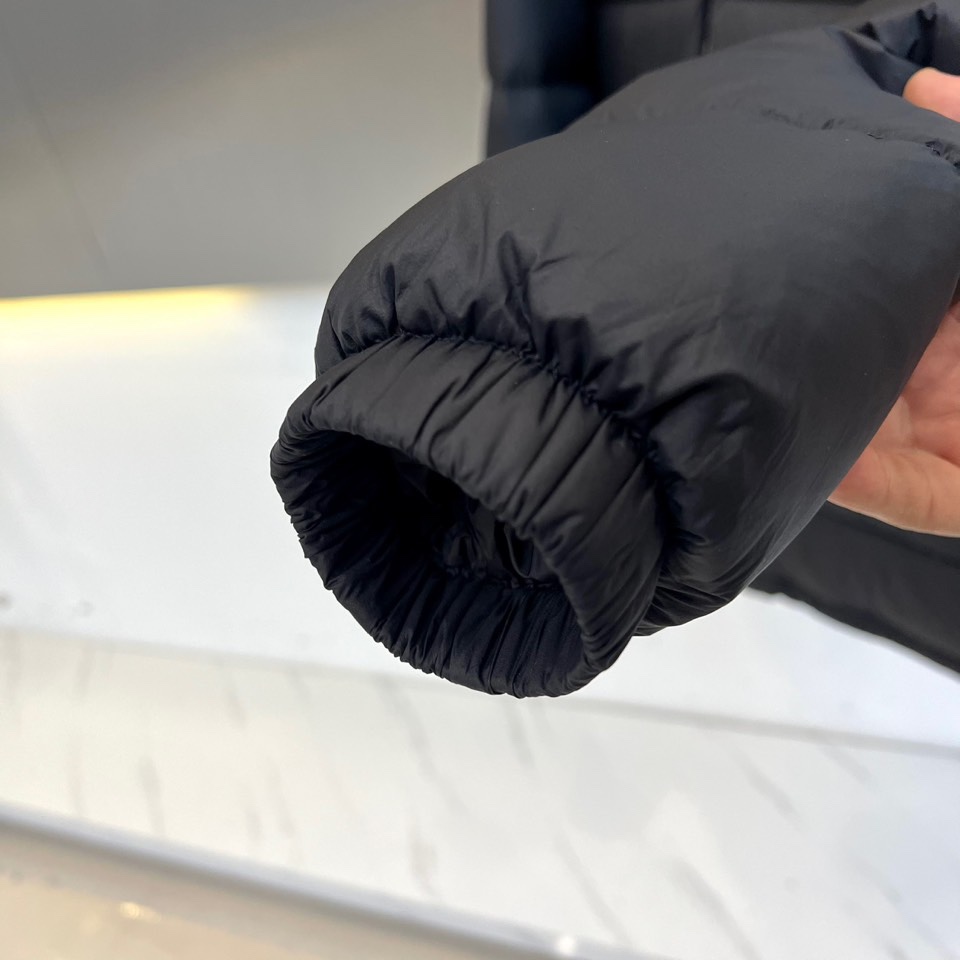 Dio迪奥（白鹅绒）、2025秋冬新品羽绒服，这款羽绒服采用立领设计，搭配顺滑拉链开合系统，宽松版型通过