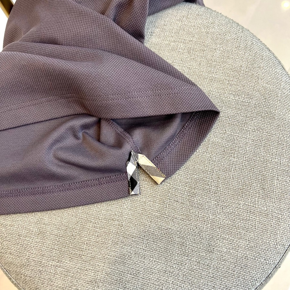 Bur巴宝莉、25秋冬精品！男士珠地棉长袖口袋翻领POLO衫，早秋男士基础百搭长袖衫，妥妥的商务精英标配