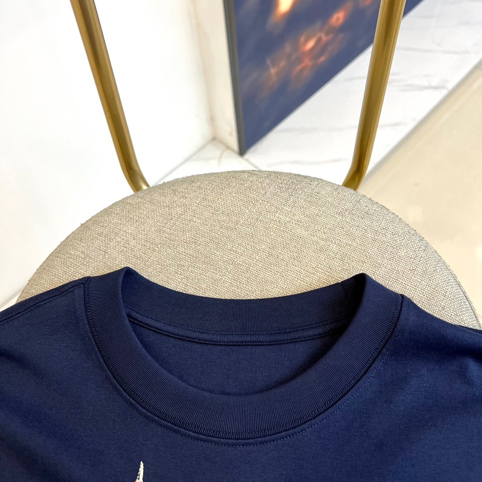 1v威登、2025秋冬新品蝴蝶元素短袖T恤。这款白色短袖T恤以品牌经典标志为设计核心，创新采用蝴蝶图案组