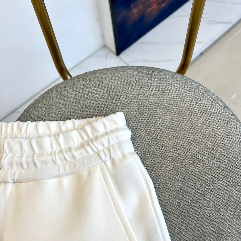 Mon蒙口、 2025s秋冬新款空气层棉质抽绳卫裤，男士经典印花徽标时尚运动休闲抽绳卫裤！采用客供进口2