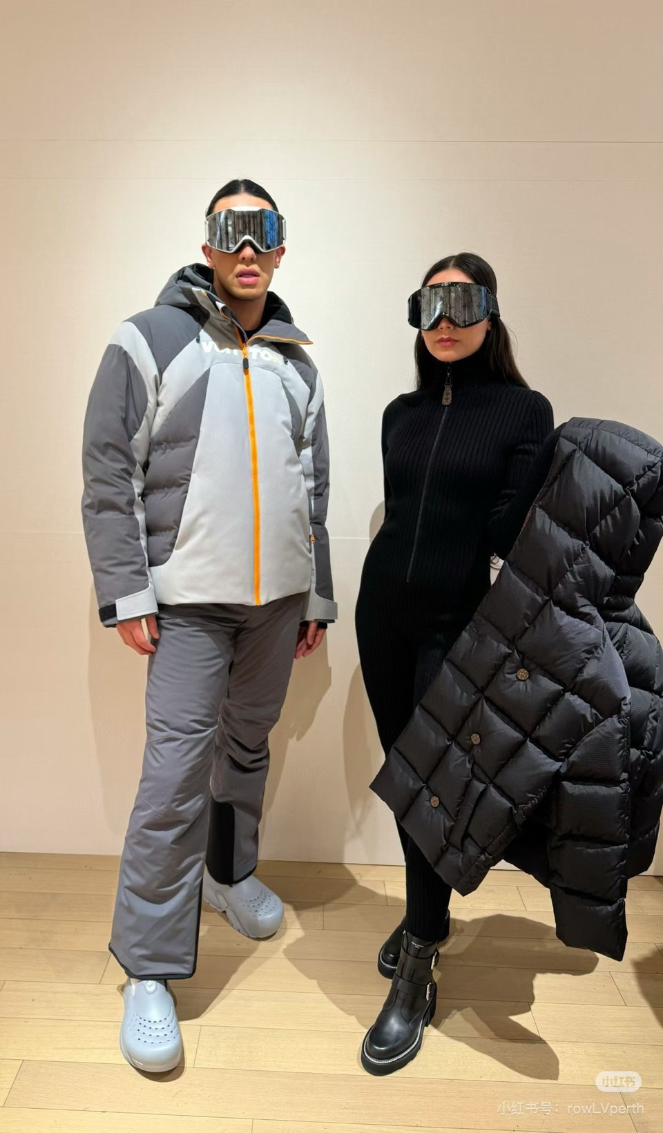 Louis Vuitton Ski Down Jacket路易威登拼色（鹅绒）滑雪羽绒外套 90鹅绒Pr