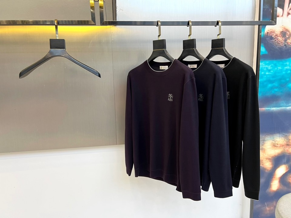 🌾Brunello Cucinelli 、2025秋冬新品男士长袖上衣，以意大利顶级工艺诠释低调奢华的日