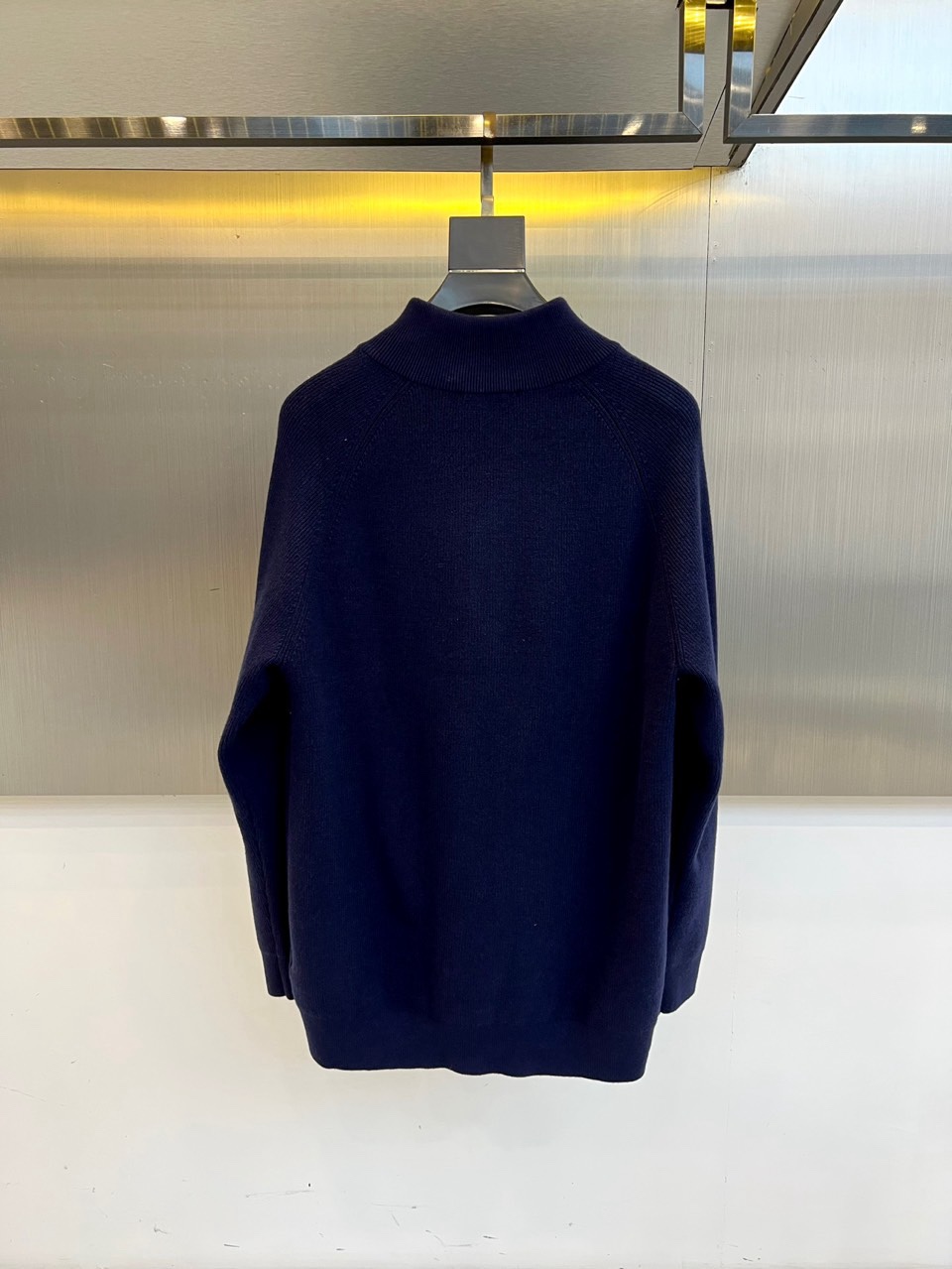 🌾Brunello Cucinelli BC-2025秋冬新品男士半高领拉链设计毛衫。6%绵羊毛+20%