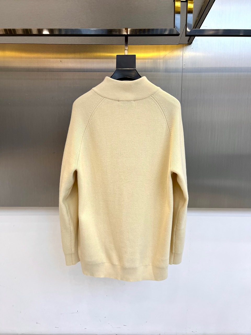 🌾Brunello Cucinelli BC-2025秋冬新品男士半高领拉链设计毛衫。6%绵羊毛+20%