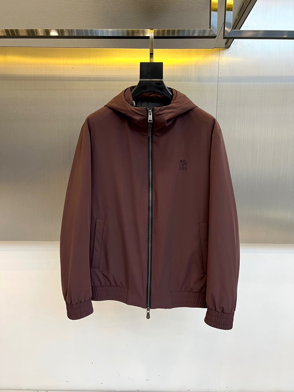 🌾Brunello Cucinelli-（白鹅绒）2025秋冬新品连帽夹克，以极致工艺诠释低调奢华。采用