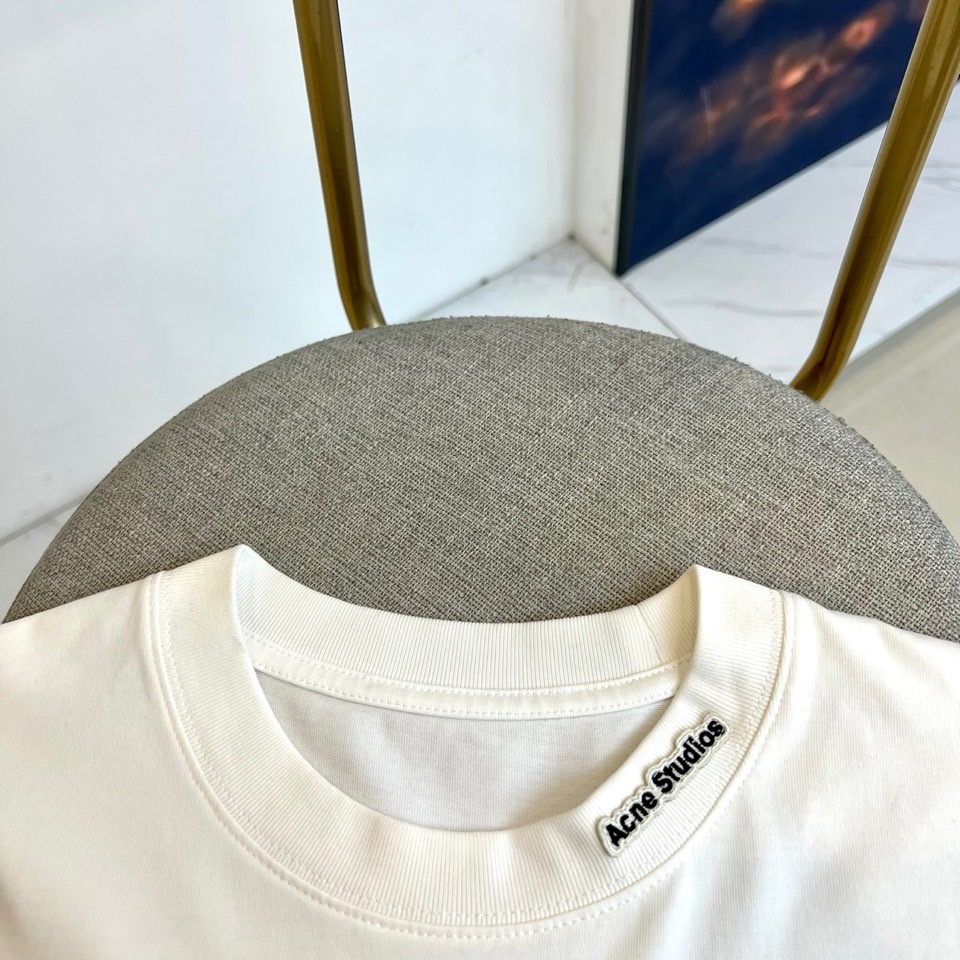 Acne Studios、2026春夏新品潮牌短T，货号66232，100%纯棉面料，基础款却暗藏潮牌巧