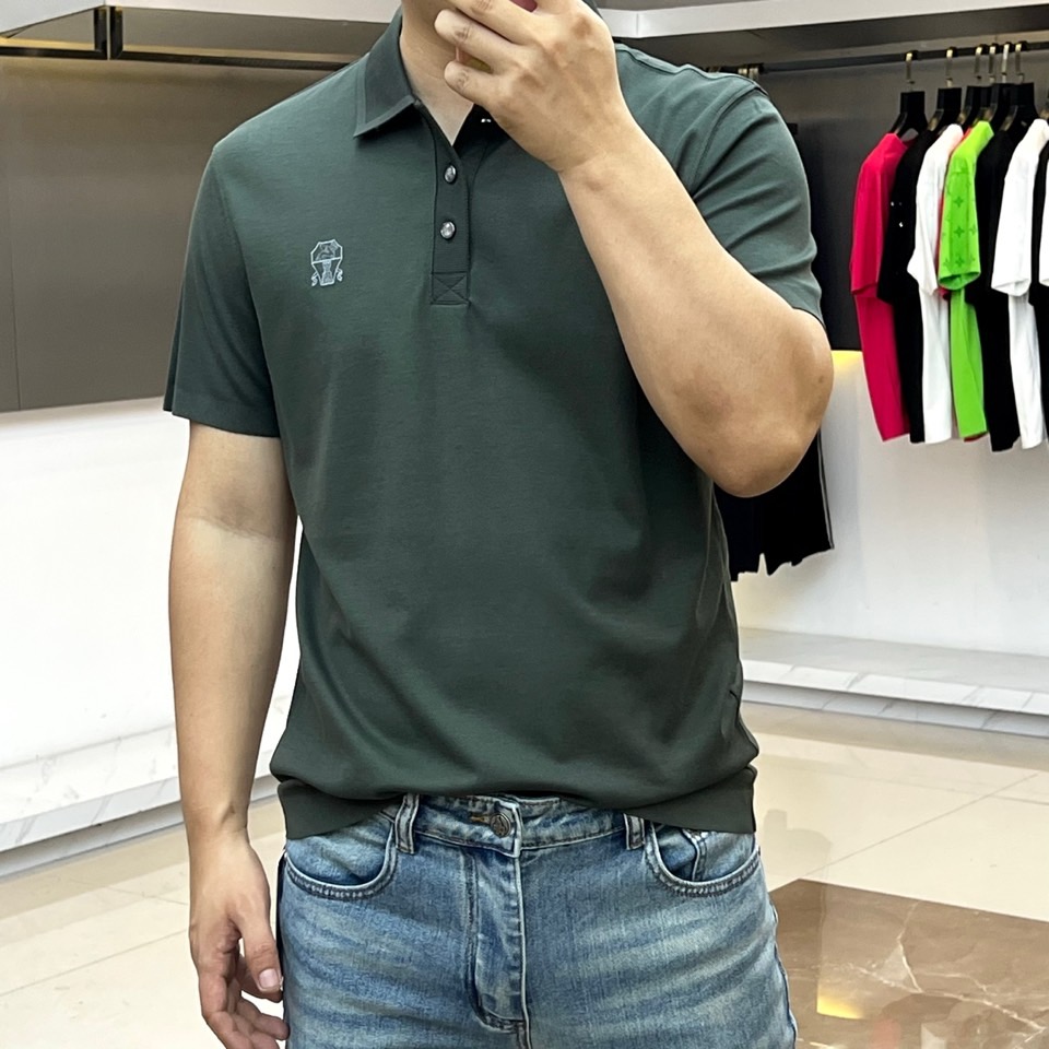 브루넬로쿠치넬리 남성 반팔 폴로셔츠 103555 이미지 2
