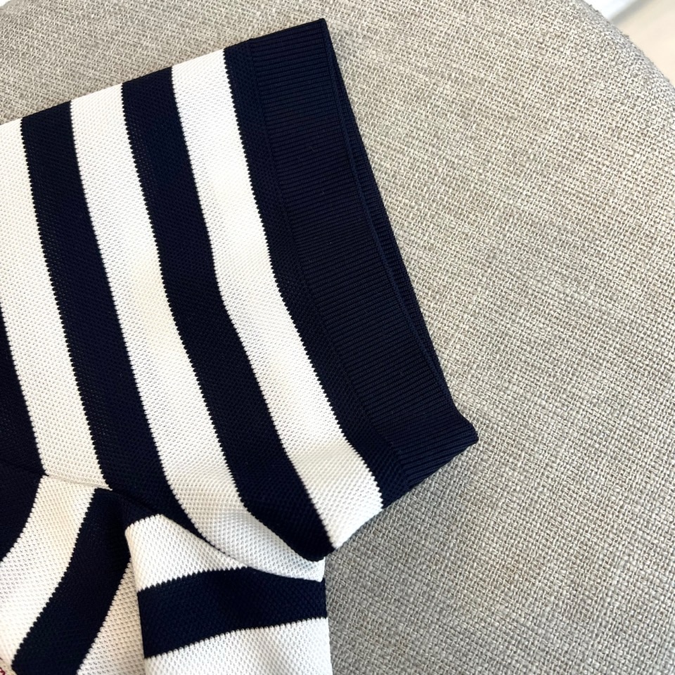 Brunello Cucinelli-BC、2026春夏新品条纹Polo衫，以经典翻领设计重塑休闲风尚，