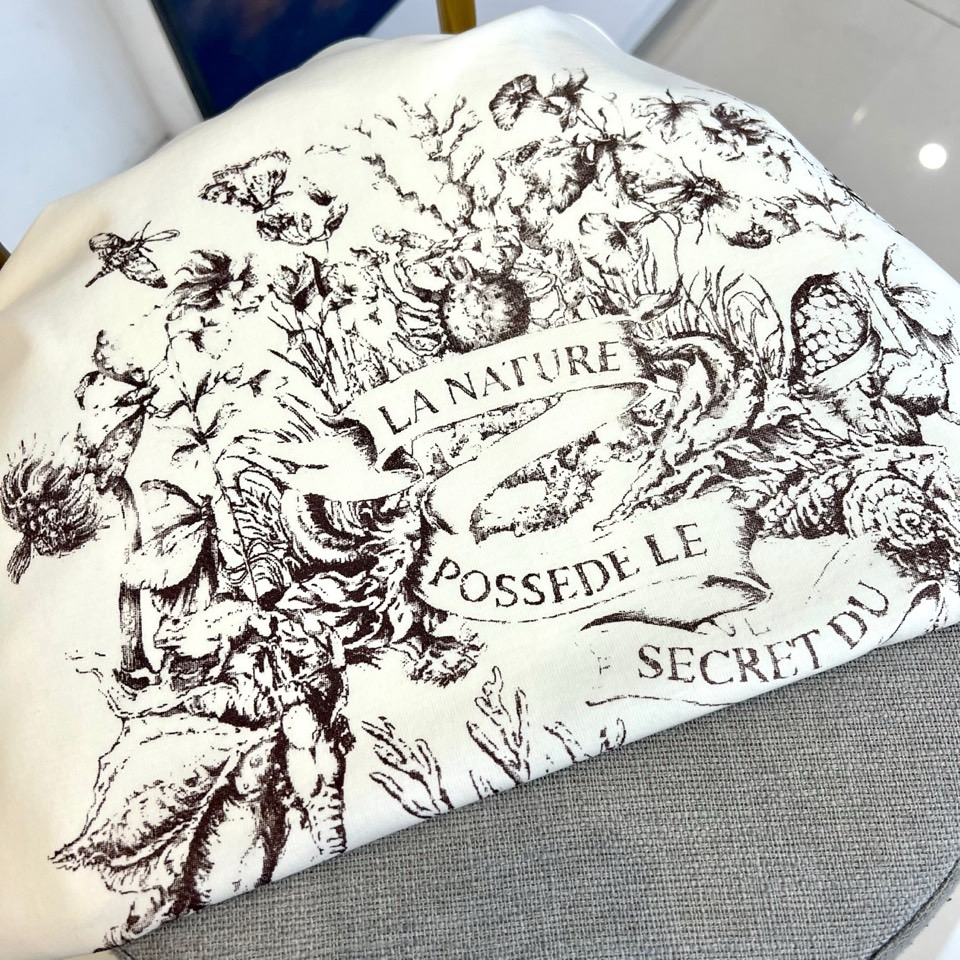 Dio迪奥、2026春夏新品短袖T恤焕新登场，以纯色为基底，构筑松弛优雅的穿搭哲学。经典圆领配合宽松廓形