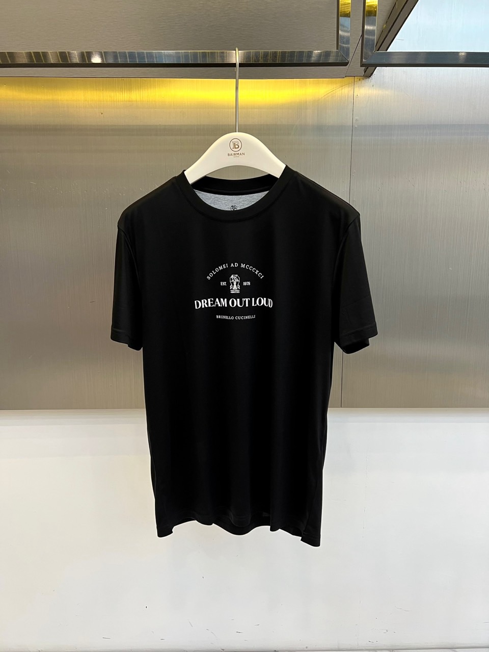 Brunello Cucinelli-BC、2026春夏新品短袖T恤，简约圆领搭配利落短袖，剪裁宽松却挺