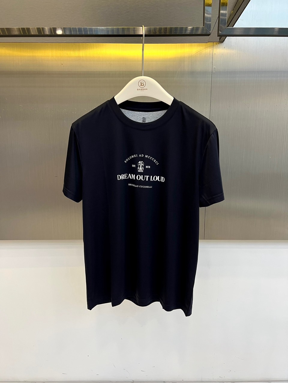 Brunello Cucinelli-BC、2026春夏新品短袖T恤，简约圆领搭配利落短袖，剪裁宽松却挺