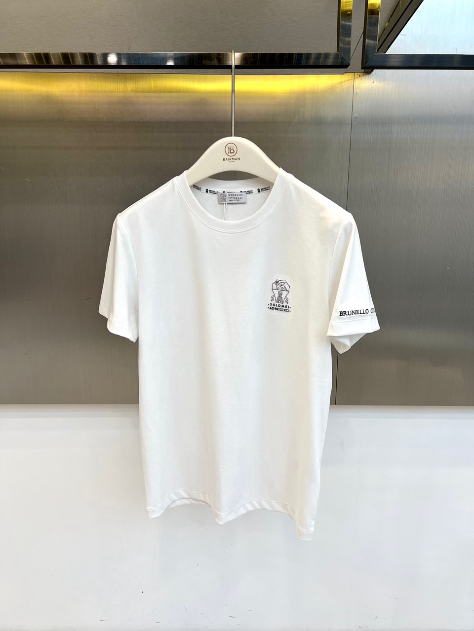 Brunello Cucinelli-BC、2026春夏新品短袖T恤，以纯色为主调，甄选优质棉质面料，触