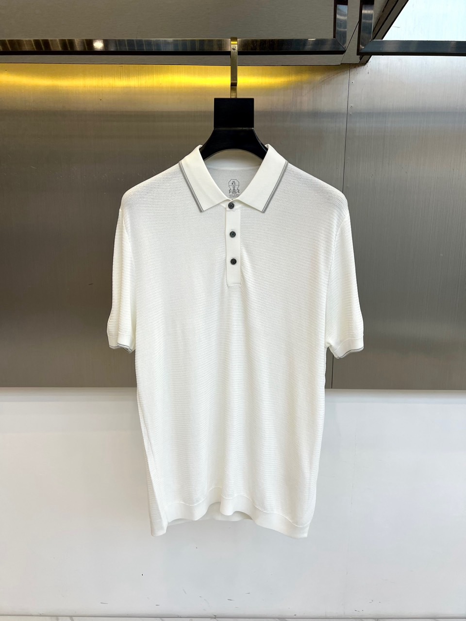 Brunello Cucinelli-BC、2026春夏新品男士POLO衫，主调搭配细腻纹理，简约翻领设