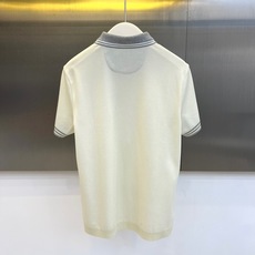 Brunello Cucinelli-BC、2026春夏新品男士短袖POLO衫,清新主调,搭配撞色领边与 Brunello Cucinelli-BC、2026春夏新品男士短袖POLO衫,清新主调,搭配撞色领边与