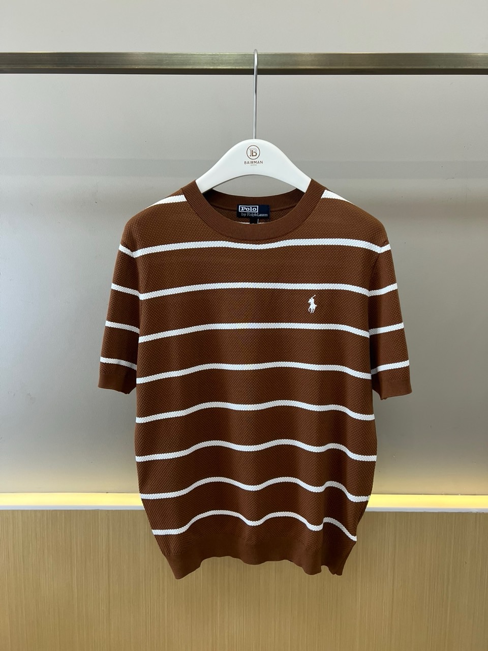 Polo Ralph Lauren拉夫劳伦、2026春夏新品条纹针织短袖T恤，以经典宽条纹演绎永不过时的