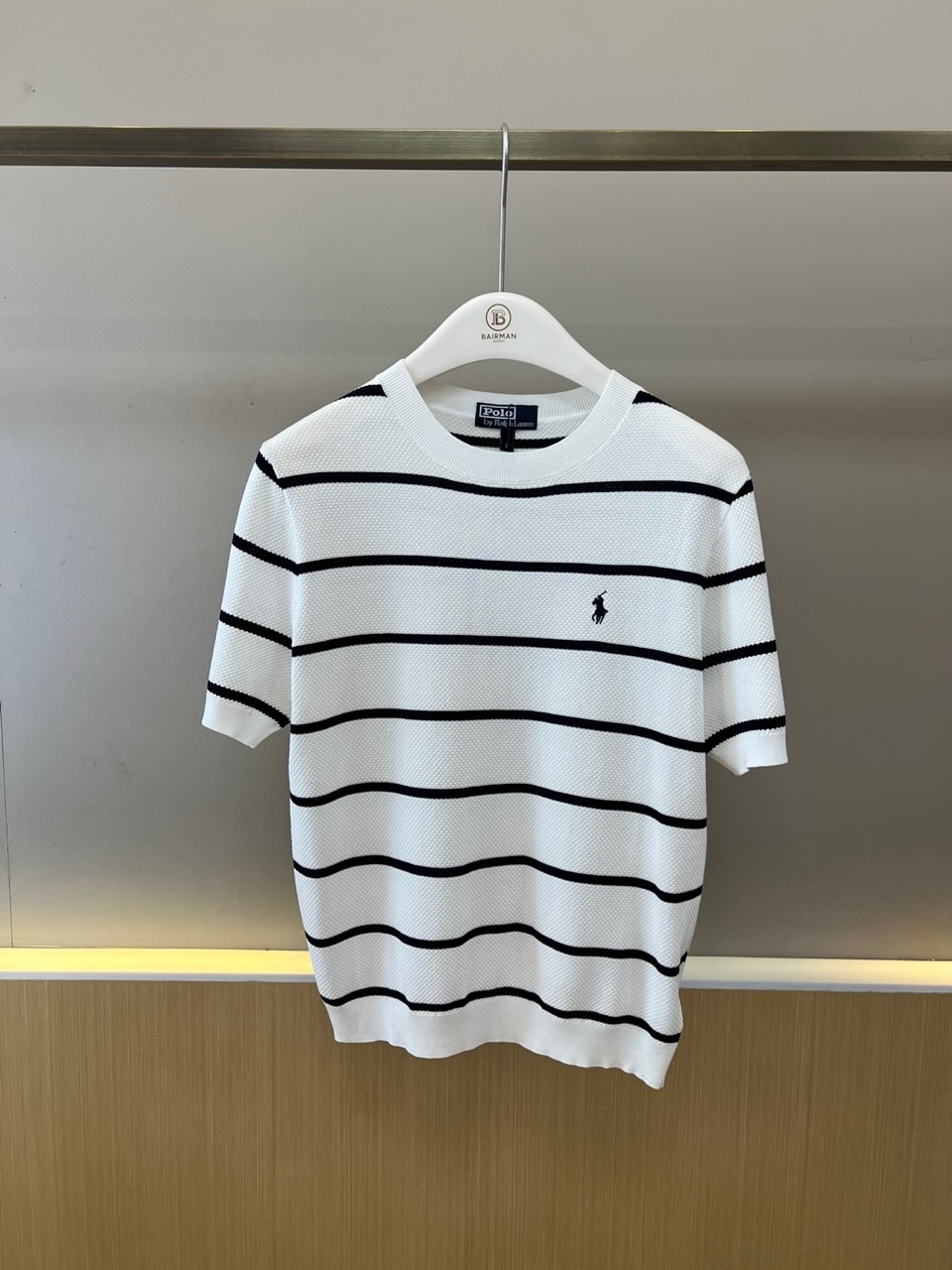 Polo Ralph Lauren拉夫劳伦、2026春夏新品条纹针织短袖T恤，以经典宽条纹演绎永不过时的