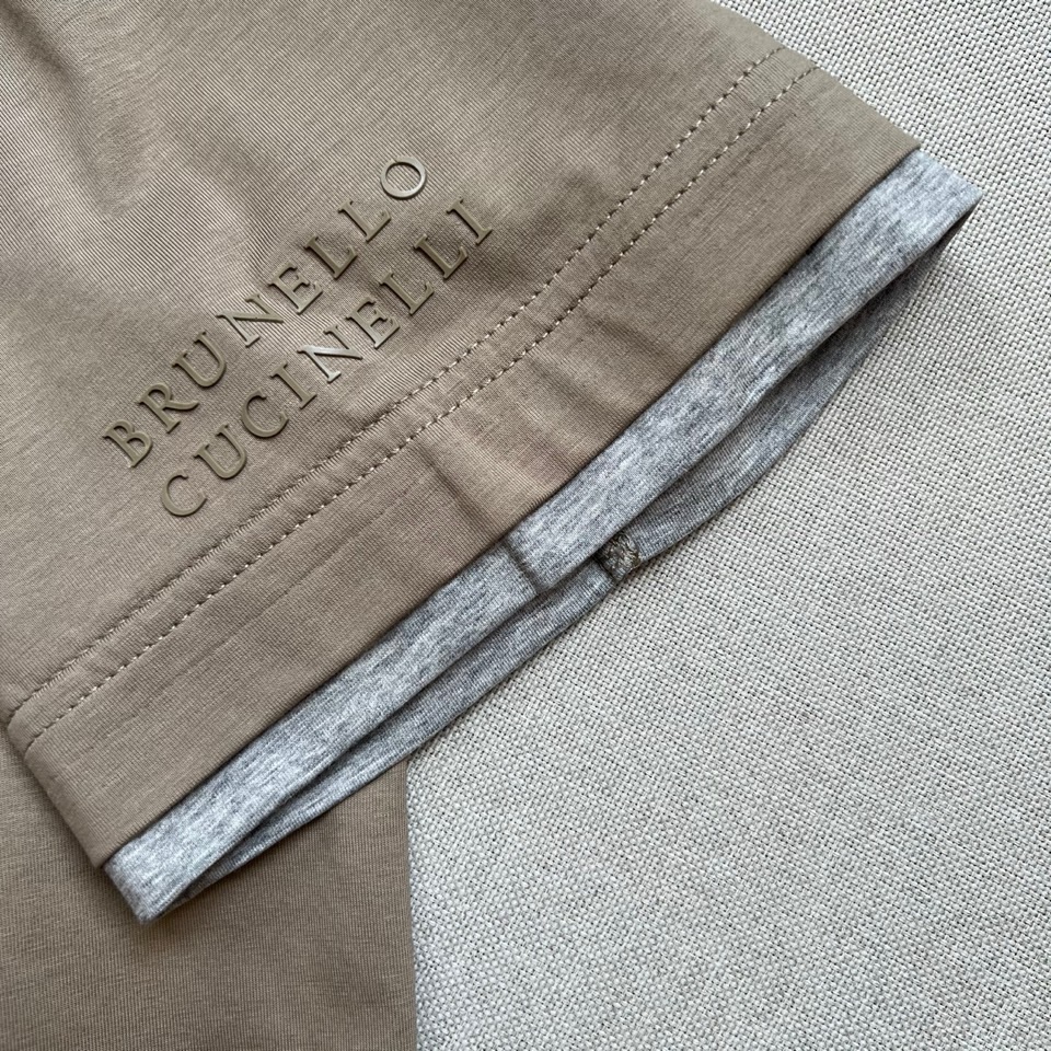 Brunello Cucinelli-BC、2026春夏新品短袖T恤，以简约廓形诠释当代轻奢男装美学。纯