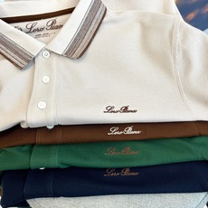 Loro Piana诺悠翩雅、2026春夏新品短袖Polo衫,色调温柔百搭,采用100%丝光棉面料,质感 Loro Piana诺悠翩雅、2026春夏新品短袖Polo衫,色调温柔百搭,采用100%丝光棉面料,质感