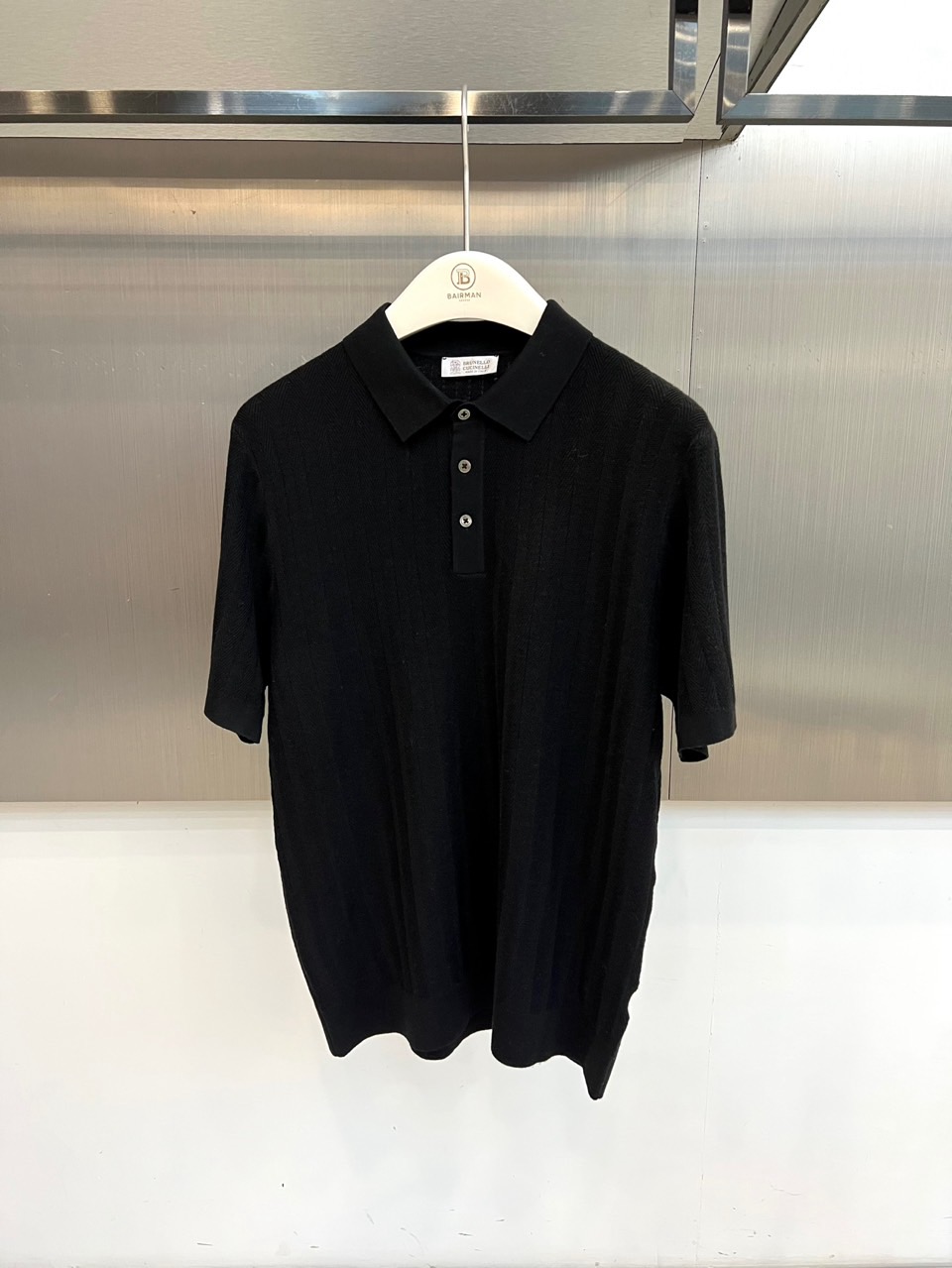 Brunello Cucinelli-BC、2026新品人字纹针织短袖Polo衫 意式显贵的百搭神衫！一眼相中的高级感！
