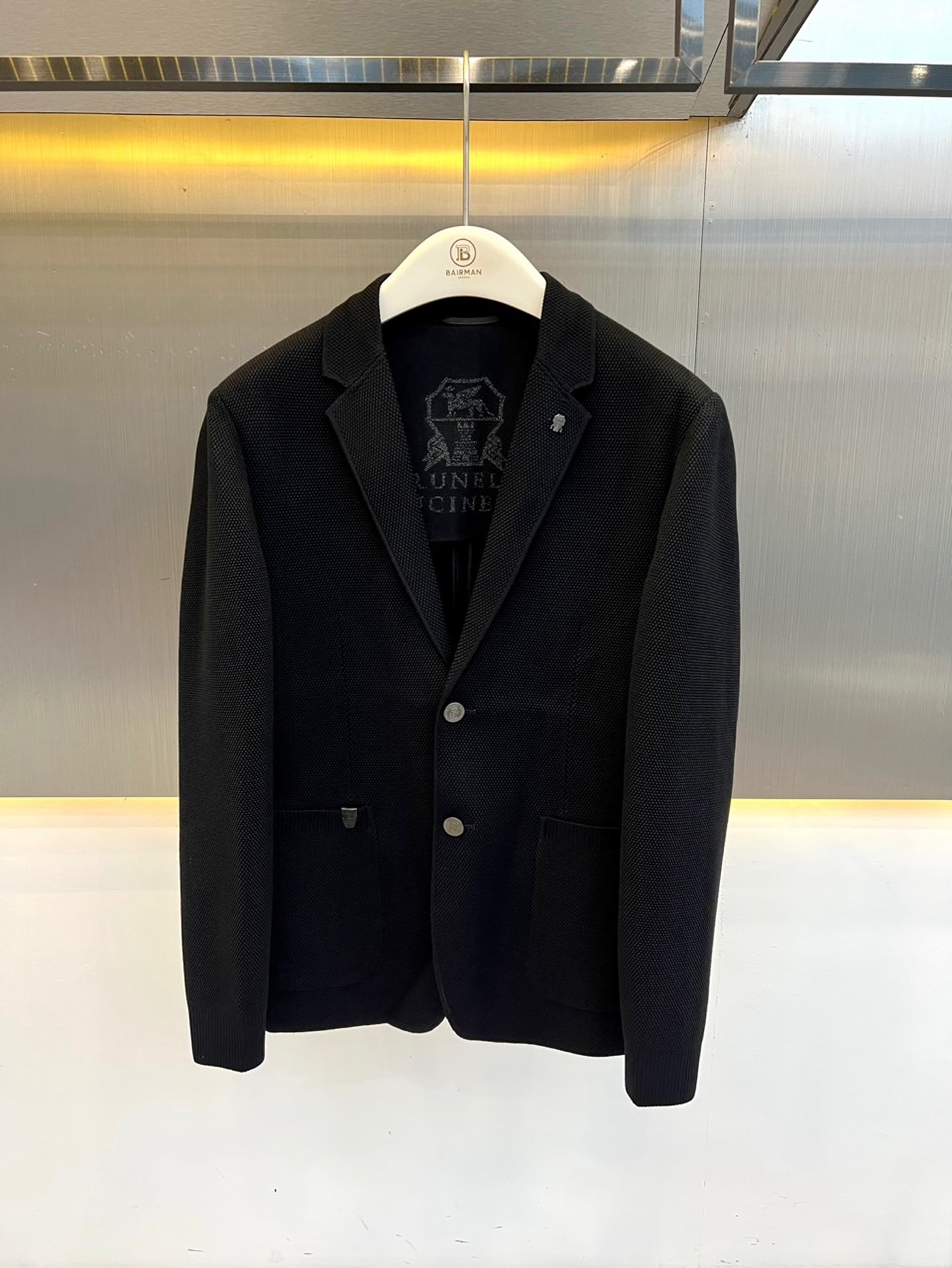 Brunello Cucinelli-BC、2026秋冬新品意式针织西服。 终于找到不用熨烫却像定制西装的“懒人战袍”！
