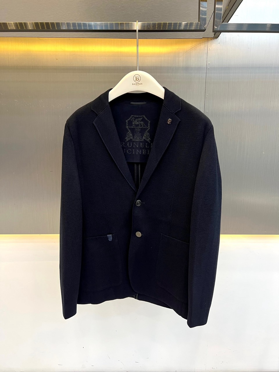 Brunello Cucinelli-BC、2026秋冬新品意式针织西服。 终于找到不用熨烫却像定制西装的“懒人战袍”！